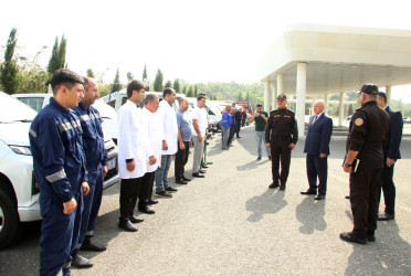 Ağcabədi rayonunda nümunəvi mülki müdafiə məşqi keçirilib