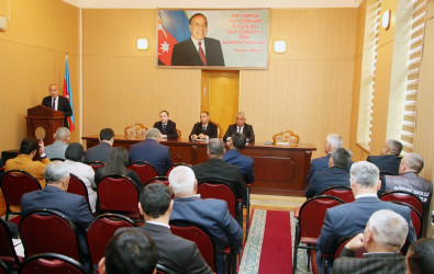 Su ehtiyatlarından səmərəli istifadə mövzusunda tədbir keçirilmişdir.