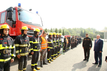 Ağcabədi rayonunda nümunəvi mülki müdafiə məşqi keçirilib