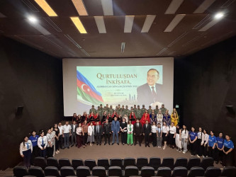 15 İyun – Milli Qurtuluş Günü münasibətilə Ağcabədi regional "ASAN xidmət" mərkəzində "Qurtuluşdan İnkişafa: Azərbaycan Dövlətçiliyinin Yolu" adlı tədbir keçirilib.
