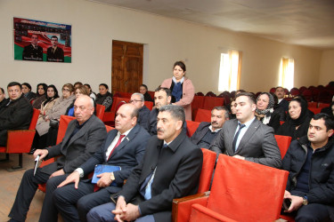 Ağcabədi Rayon İcra Hakimiyyətinin başçısı Rafil Hüseynovun Hacıbədəlli kəndində səyyar qəbul-görüşü keçirilmişdir.