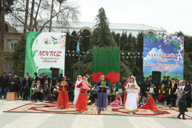 Ağcabədidə Novruz bayramı böyük təntənə ilə qeyd olunub.
