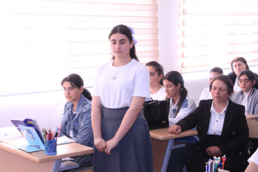 Hindarx qəsəbəsində məktəblilərlə maarifləndirici görüş keçirilmişdir.