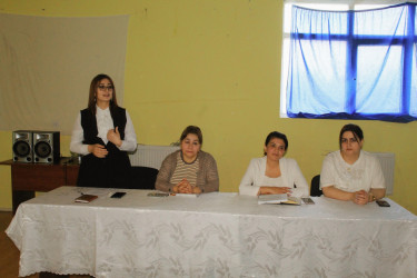 “Konstitusiya və suverenlik ili” çərçivəsində  Ağcabədi rayonunun ümumtəhsil məktəblərində “Uşaq və yeniyetmələrin hüquq və vəzifələri”  mövzusunda tədbir keçirilmişdir.