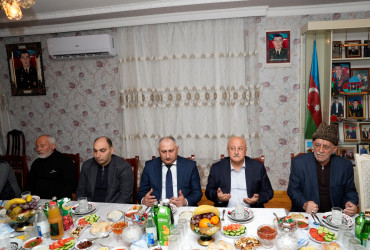 Ağcabədidə şəhid Samir Mikayıllının ailəsi iftar süfrəsi təşkil edib.