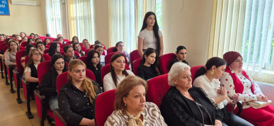Ağcabədi rayon Pedaqoji Kollecində “Narkotik asılılığı problemində ailələrin rolu və valideyn məsuliyyəti” mövzusunda tədbir keçirilib.