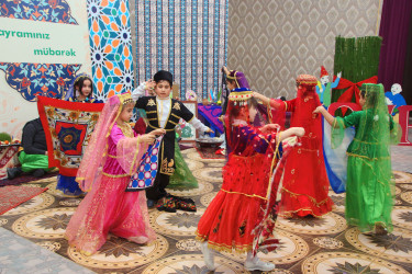 Ağcabədidə xüsusi qayğıya ehtiyacı olan uşaqlar üçün  Novruz şənliyi keçirilib.