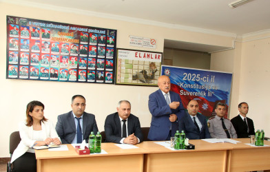 Ağcabədi şəhərində Rayon İcra Hakimiyyətinin başçısı Rafil Hüseynovun səyyar qəbul-görüşü keçirilmişdir.