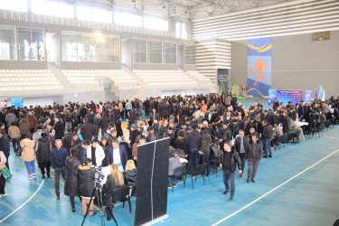 Ağcabədidə əmək yarmarkası keçirildi