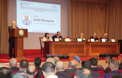 Ağcabədidə Prezident İlham Əliyevin YAP-ın VIII Qurultayındakı çıxışından irəli gələn vəzifələr müzakirə olunub