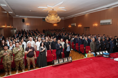 Ağcabədidə Heydər Əliyevin anadan olmasının 103-cü ildönümü münasibətilə tədbir təşkil olunub